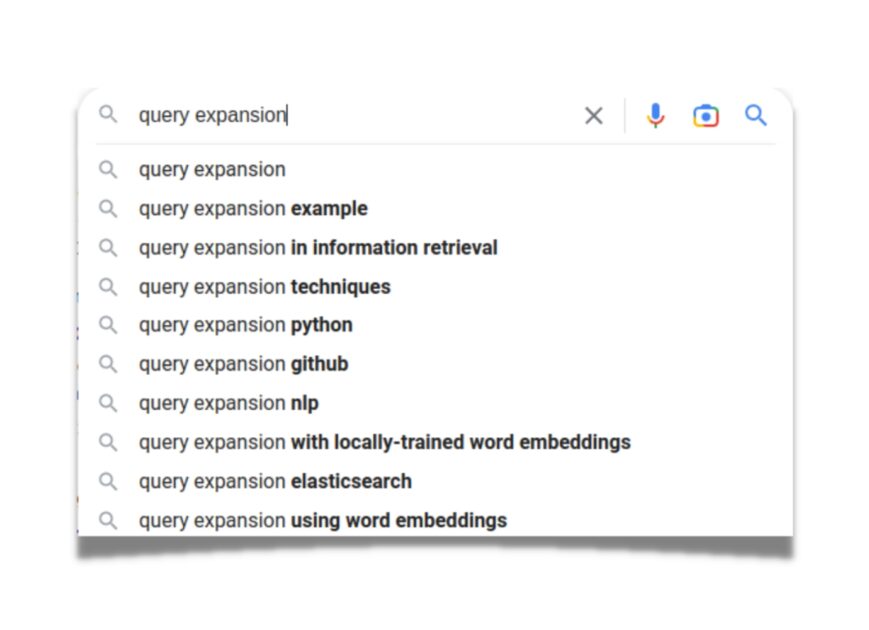 example of query expansion