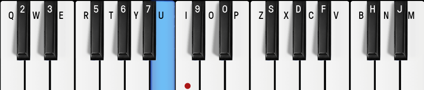 virtual keyboard for piano