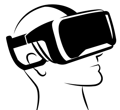 An illustration of a VR headset