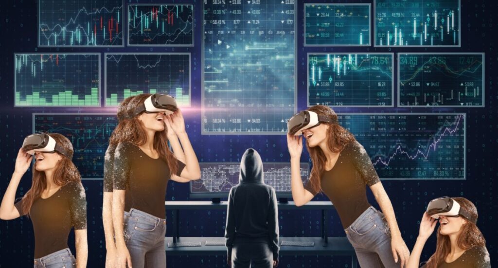 VR trading from multiple viewpoints